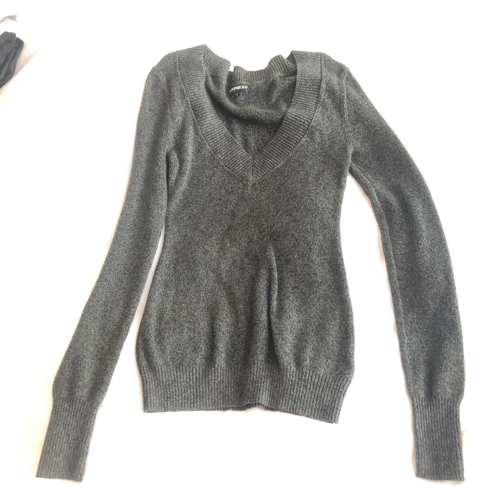 Express sweater-hunter green- small
